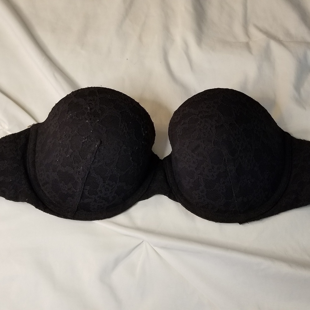 Black Strapless Victoria's Secret Bra